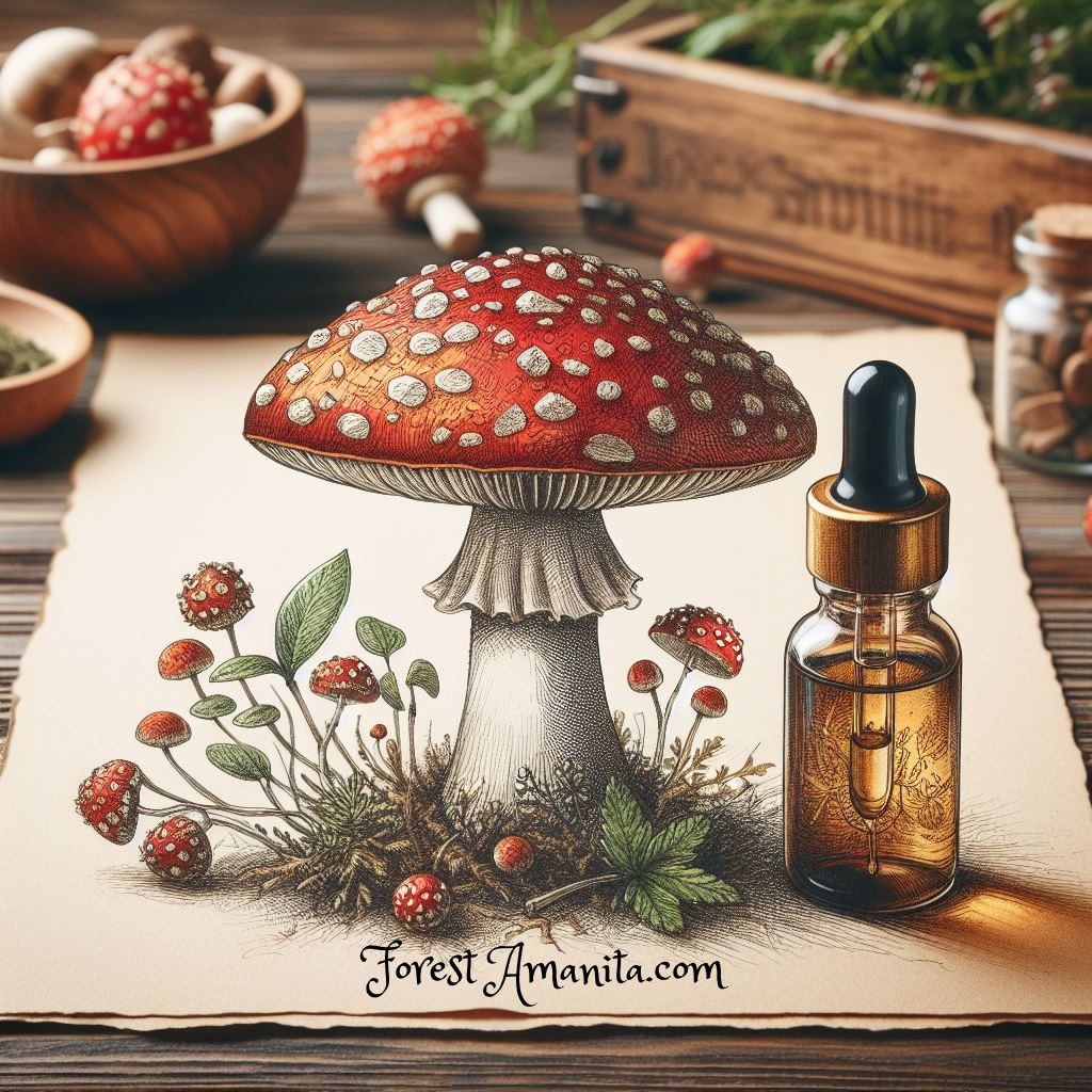 A warm and inviting craft studio filled with an array of Amanita muscaria mushrooms, a vibrant and captivating space where creativity and artistic expression come alive. A place where dreams take flight, imagination knows no bounds, and the magic of art reigns supreme.
